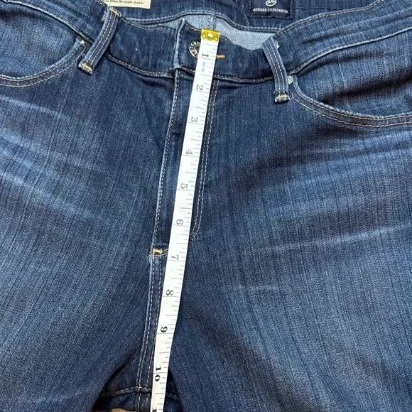π AG Stevie High-Rise Slim Straight Ankle Jeans Size 31R π - Picture 9 of 13